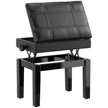 Piano chair Homcom 63x35x56cm., black