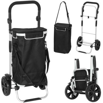 Shopping trolley Aosom, 3 in 1, 40 l, 45.5 × 97 × 35.5 cm