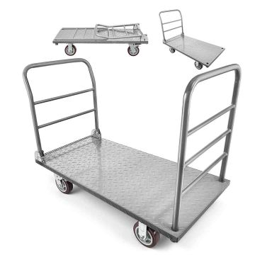 Platform trolley VEVOR PH7001, 1202.02 kg load capacity, 122 × 92 × 61 cm