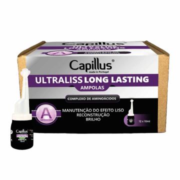 Serum odbudowujące włosy Capillus ULTRALISS, 12 ampułek po 10 ml