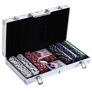 Zestaw do pokera Homcom 38x20,5x6,5cm, różne kolory