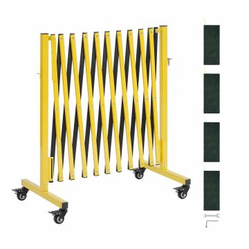 Przemysłowa bariera rozszerzalna VEVOR XSJ-S-0001, 360–3940 × 470 × 870 mm