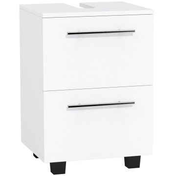 Szafka pod umywalkę Homcom 41,5x35,5x59cm., biała