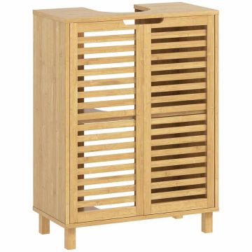 Szafka pod umywalkę, półka regulowana, 60 × 80 × 30 cm
