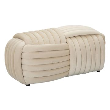 Ławka do przedpokoju "Softy", Sand, 90 × 45 × 45 cm