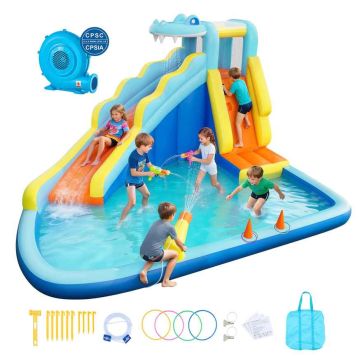 Inflatable children's trampoline VEVOR 82001, for 3–4 children, 350 × 400 × 235 cm