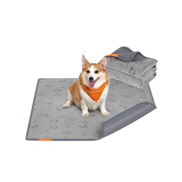 Dog mat 122x91cm, gray
