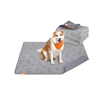 Dog mat 152x122cm., gray