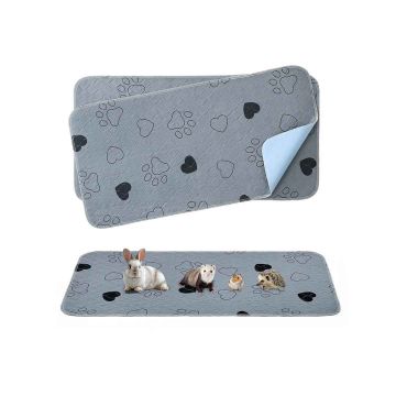 Set of 2 dog mats 122x61cm, gray