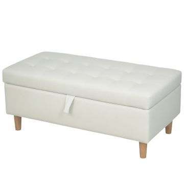Puf ze schowkiem, 84 l, 115 × 43 × 50 cm