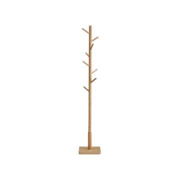Coat rack 30x30x176cm., light brown