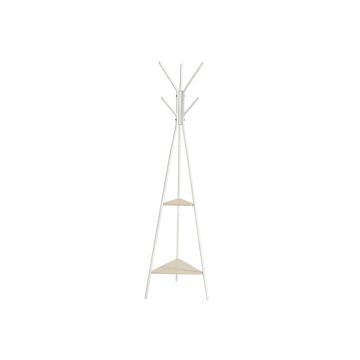 Clothes rack 43.5x50x181.6cm., white/light brown