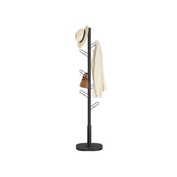 Clothes rack 40x40x175.3cm., black