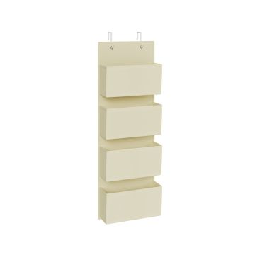 Hanging fabric shelf 12x33.5x100cm., beige