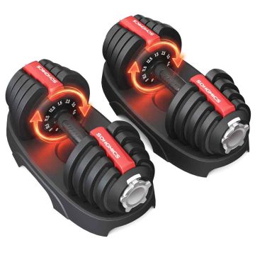 Zestaw hantli regulowanych SONGMICS SYL525R101, 2 szt.