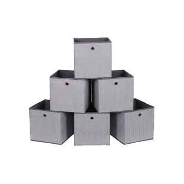 Box set, 6 pieces, dark grey