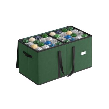 Christmas toy storage box 66x34x34cm., green color