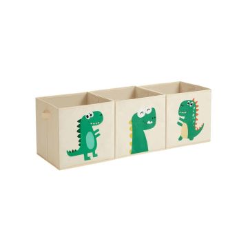 Set of fabric children's boxes, 3 pcs. RFB704W03