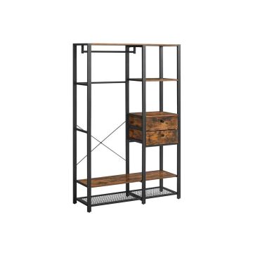 Industrial style clothes rack RGR001B01