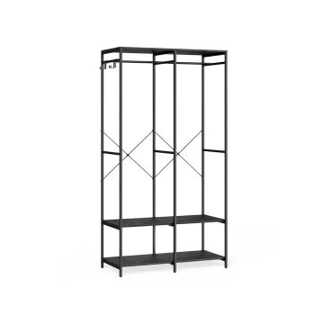 Szafa otwarta 40x94,5x180cm, czarna