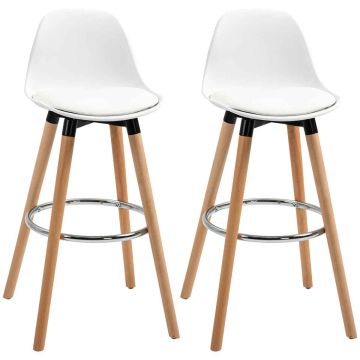 Set of 2 bar stools Homcom 38.5x42.5x91cm., various colors