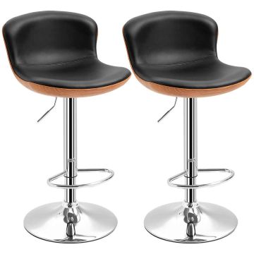 Set of 2 bar stools Homcom 46x50x106cm., various colors