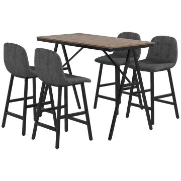 Set of 4 bar stools with tables Homcom, various colors