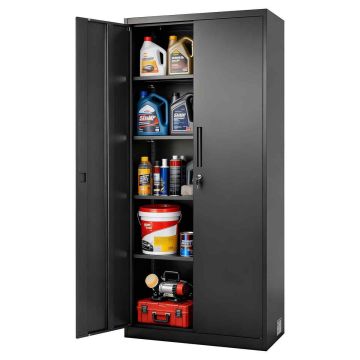 Szafka VEVOR W124P2507010, 4 regulowane półki, 80 × 175 × 40 cm