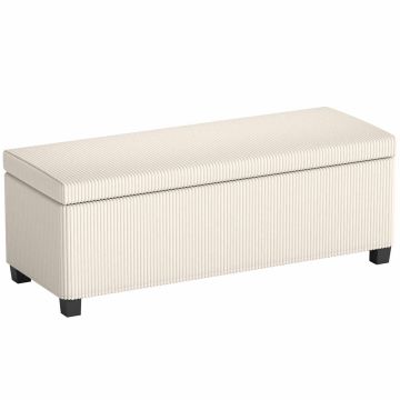 Ławka ze schowkiem, pojemność 84 l, 112 × 40 × 42 cm