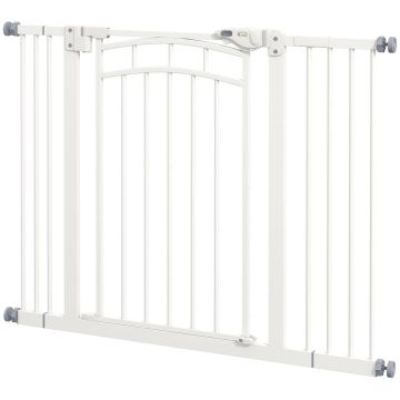 Safety gate for dogs, 74–100 cm, White