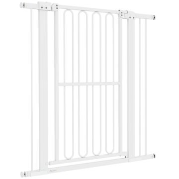 Safety gate for dogs PawHut 104x104cm., white