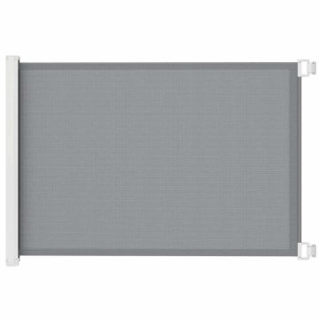 Safety gate for dogs PawHut 115x5.5x82.5cm., gray/white