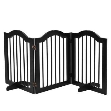 Safety gate for dogs PawHut 154.5x61cm., black