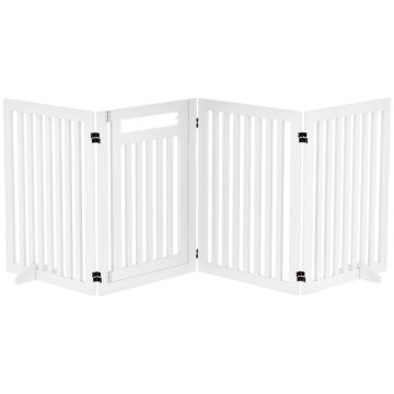Safety gate for dogs PawHut 240x81cm., white