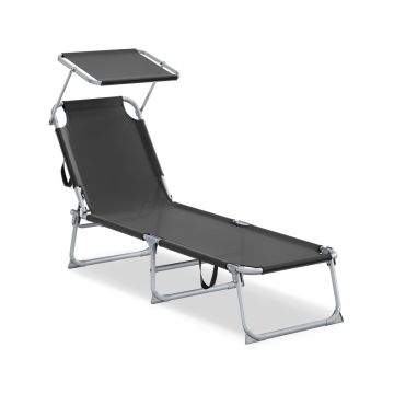 Leżak SONGMICS GCB194BZ02, 189 × 53 × 28,5 cm