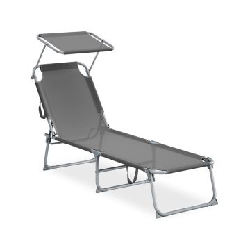 Leżak SONGMICS GCB194BZ02, 189 × 53 × 28,5 cm