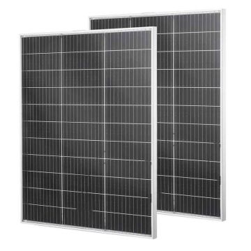 Moduły solarne VEVOR S100, 2 szt. po 100 W, 815 × 660 × 30 mm