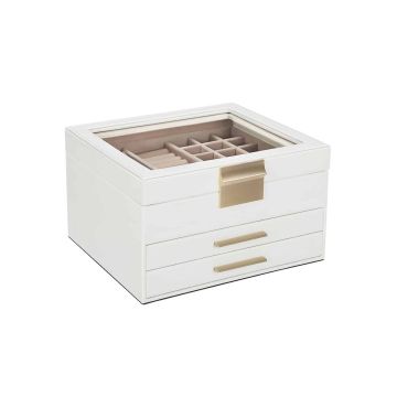 Pudełko na biżuterię JBC239WT, białe