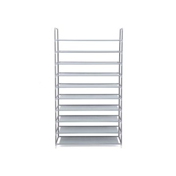 Shoe rack 100 x 29 x 175 cm., gray