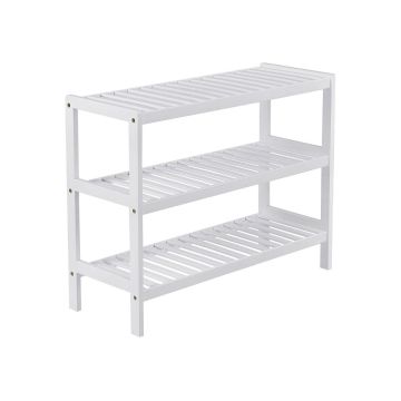 Shoe shelf 70 x 55 x 26 cm., white
