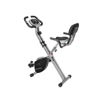 Magnetic exercise bike, black-gray