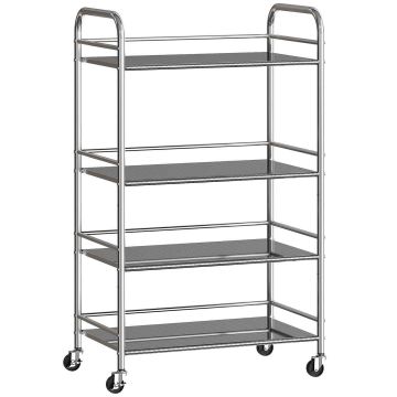 Serving trolley, 4 tiers, 60 × 35 × 100 cm