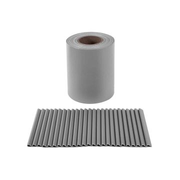 PVC privacy screens 40 m, light grey