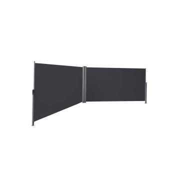 Markiza dwustronna 600 x 200 cm, szara