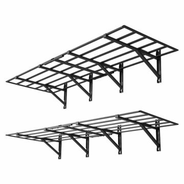 Półki garażowe ścienne VEVOR HR2472, 2 poziomy, 1832 × 635 × 305 mm