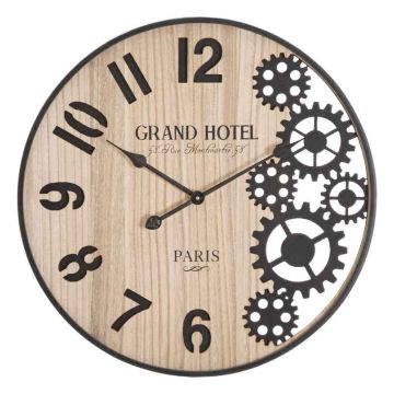 Настенные часы Grand, Коричневые и чёрные, Ø 60 × 4,5 см