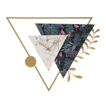 Zegar ścienny TRIANGLE, 75 × 59 × 4,5 cm