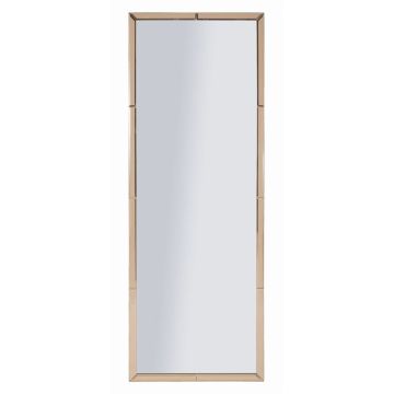 Lustro ścienne Mauro Ferretti Berlin, różowe, 55 × 150 × 2 cm
