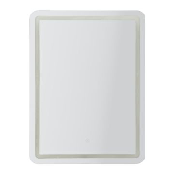 Lustro ścienne Simple z oświetleniem LED, 60 × 80 × 3,5 cm