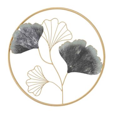 Wall decorative panel FLOWER SIMPLE, Ø 45.5 × 3.5 cm